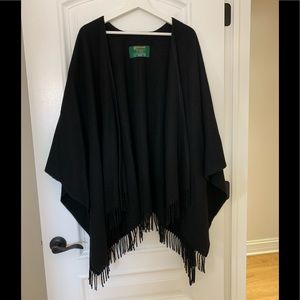 LL Bean Wool Poncho Scarf
